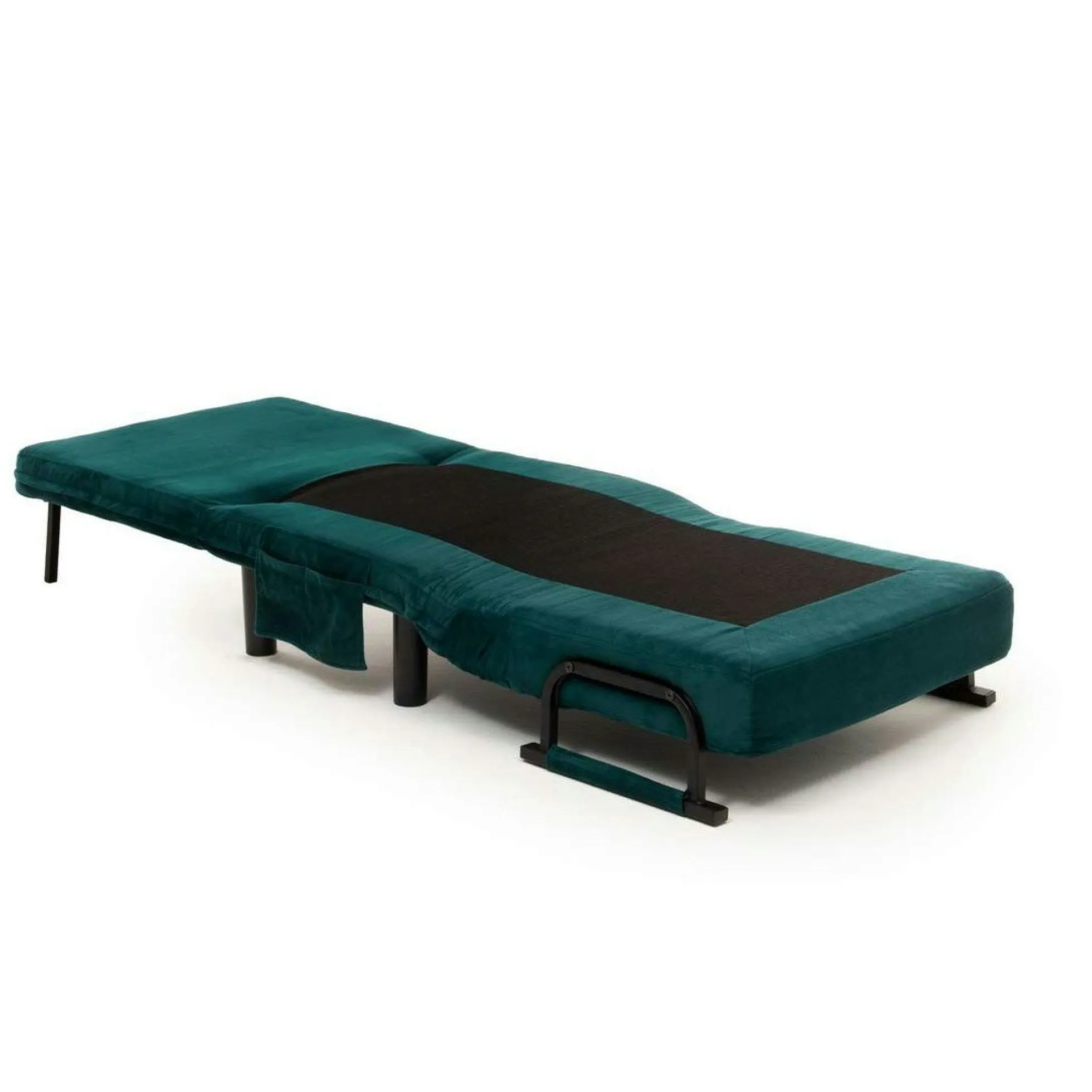 Fauteuil convertible bleu lagon couchage 175 cm IBARRA