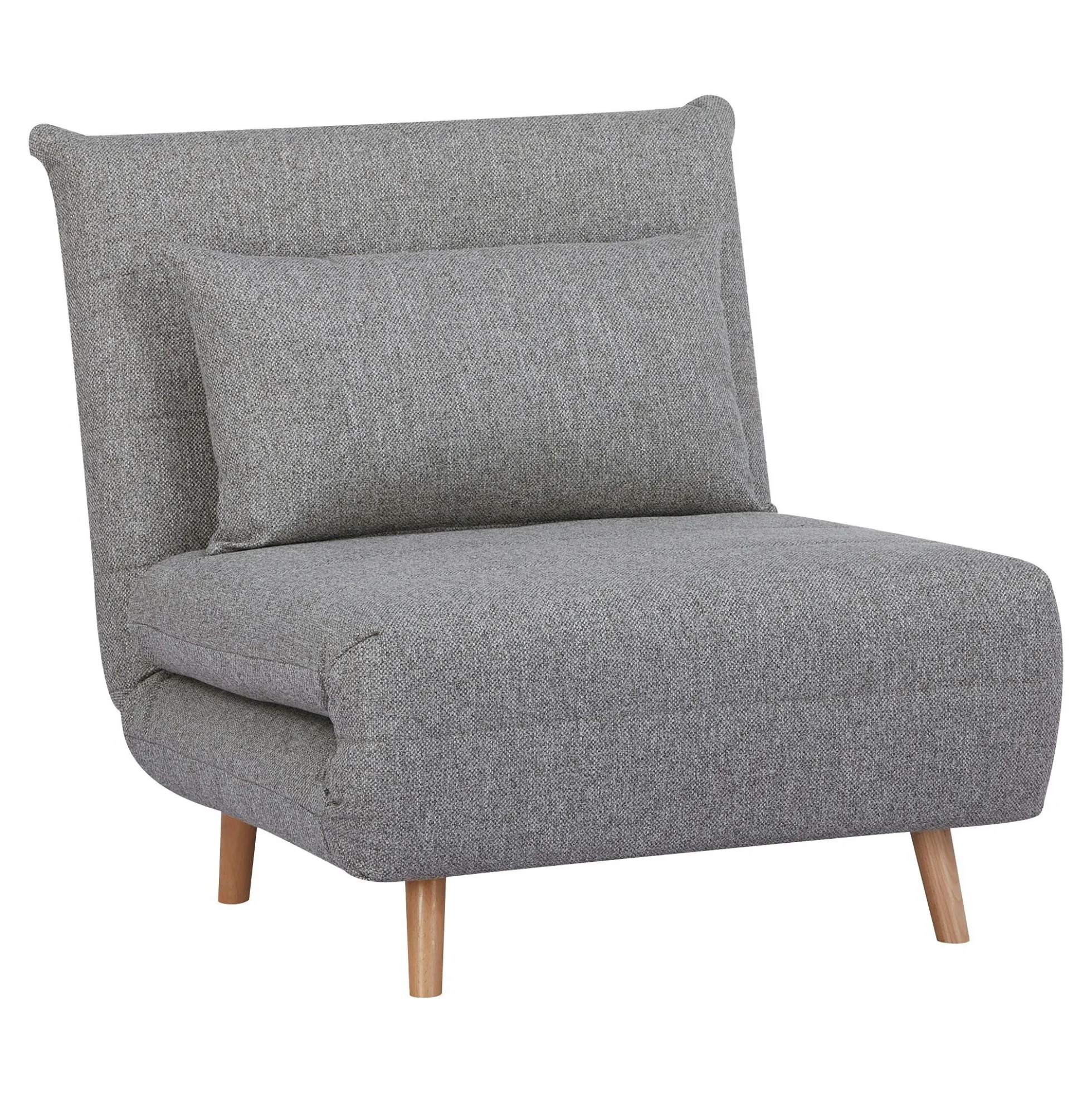 Fauteuil convertible gris BERLIN