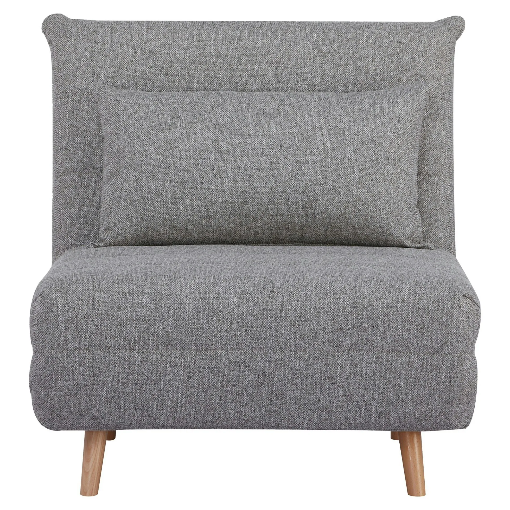 Fauteuil convertible gris BERLIN