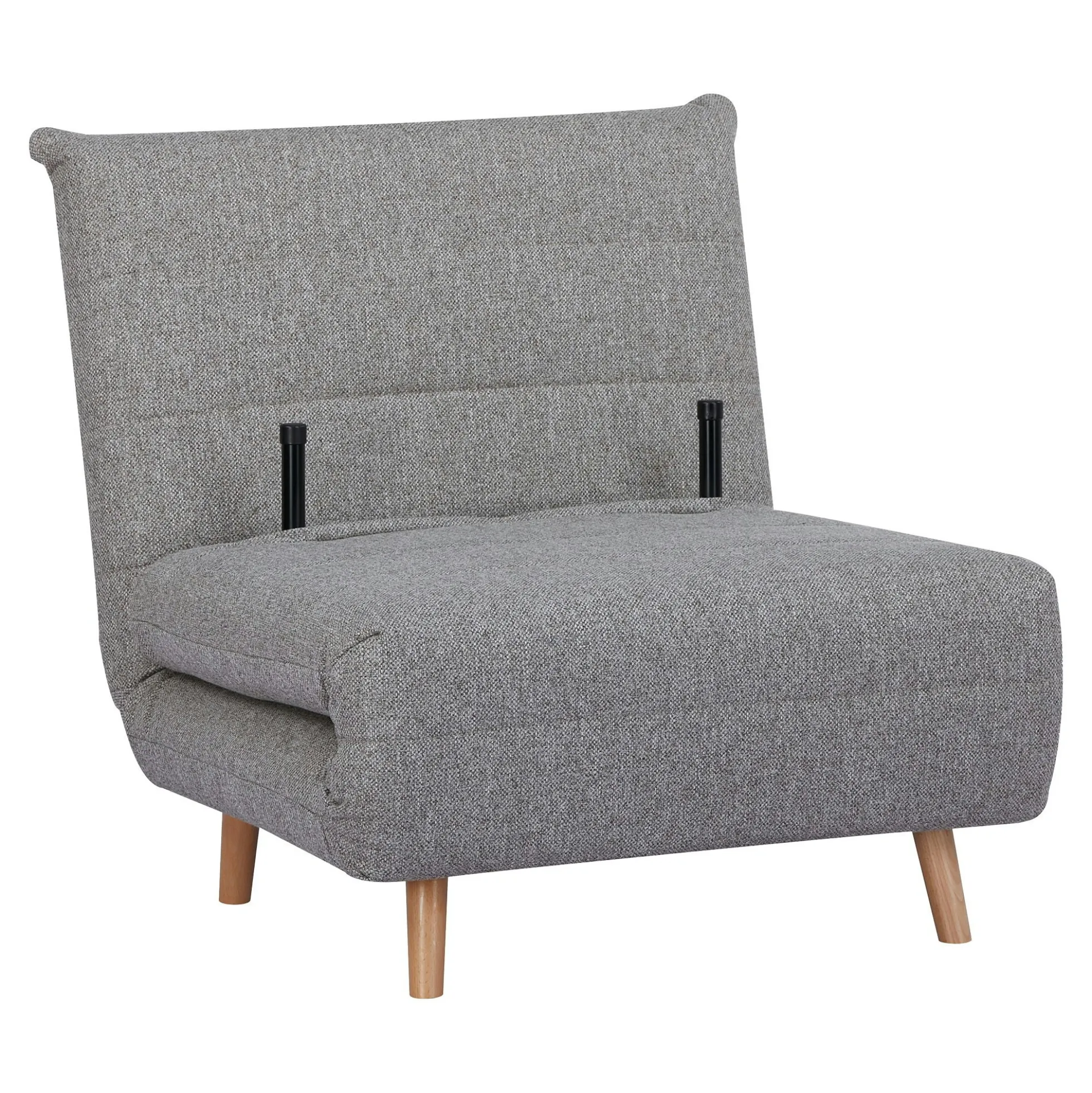Fauteuil convertible gris BERLIN