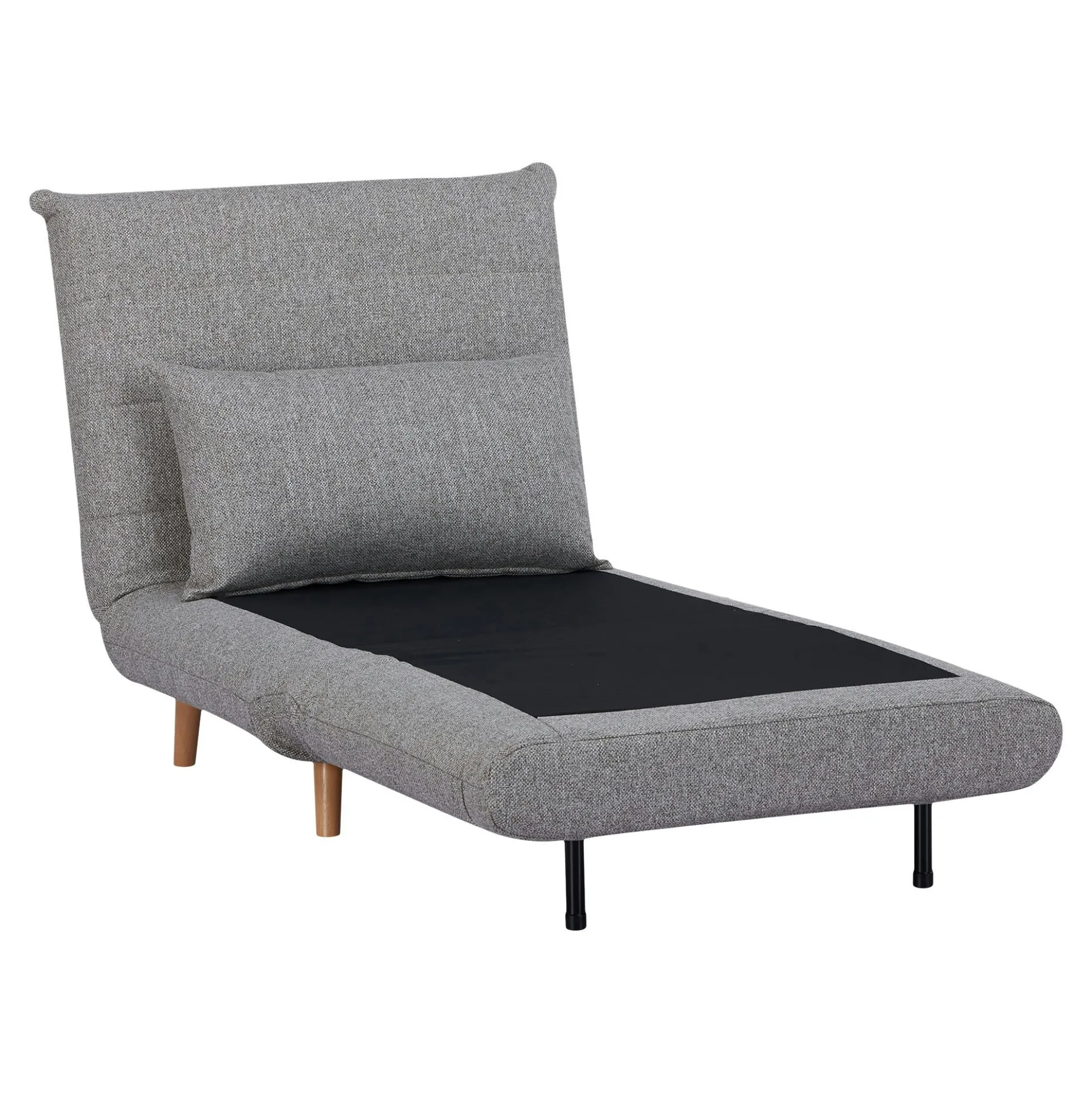 Fauteuil convertible gris BERLIN