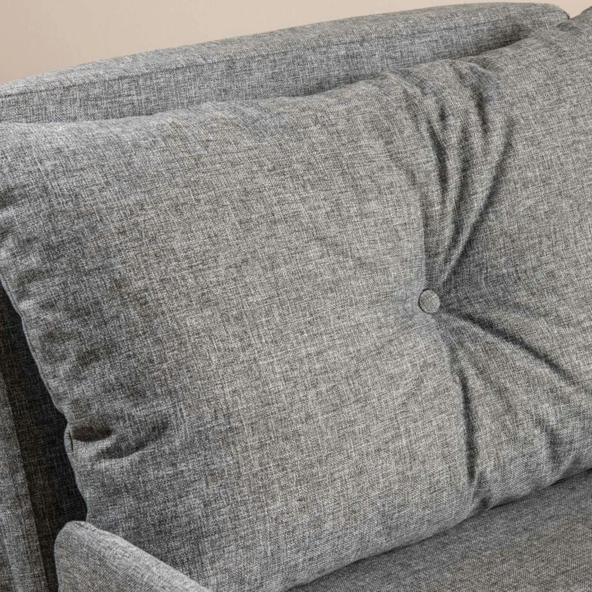 Fauteuil convertible gris chiné 1 place couchage 190 cm LOJA