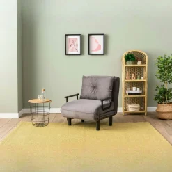 Fauteuil convertible gris inclinaison réglable 175 cm IBARRA