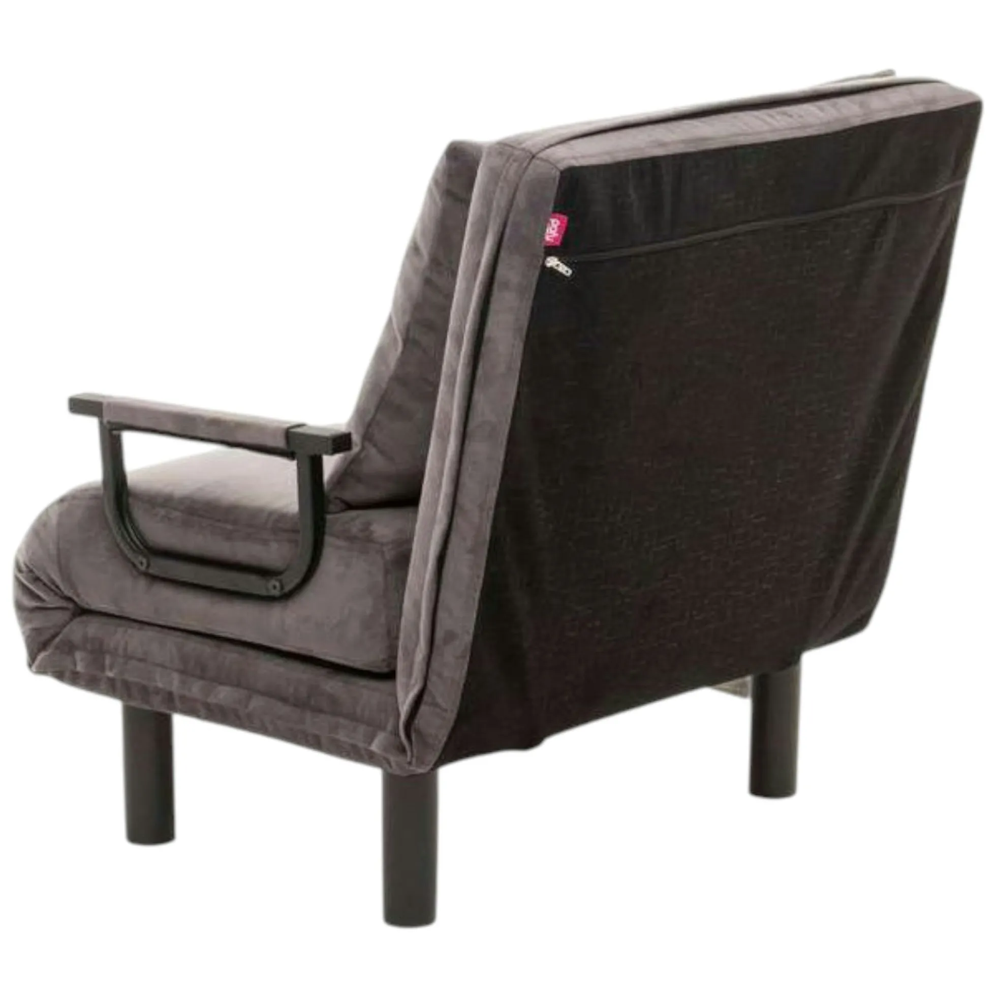 Fauteuil convertible gris inclinaison réglable 175 cm IBARRA
