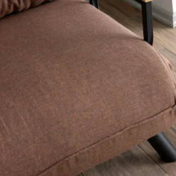 Fauteuil convertible marron 1 place couchage 175 cm MODI