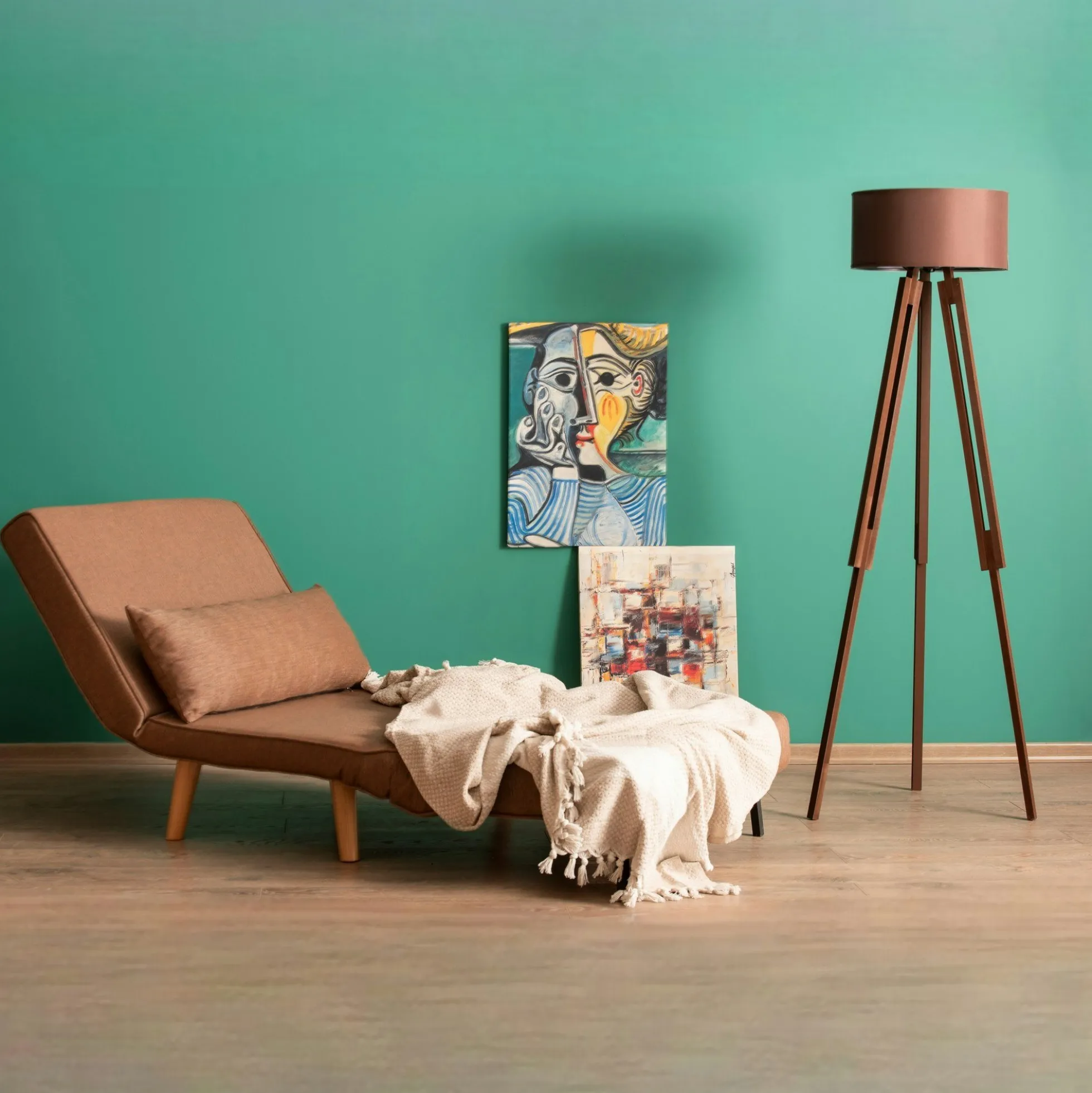Fauteuil convertible marron, couchage 180 cm COPALA