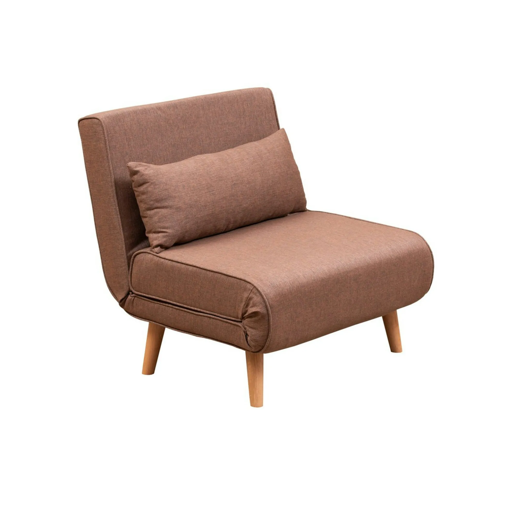 Fauteuil convertible marron, couchage 180 cm COPALA
