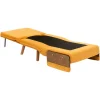 Fauteuil convertible moutarde 1 place couchage 190 cm LOJA