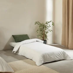 Fauteuil convertible 1 place vert - coussin inclus PALAU