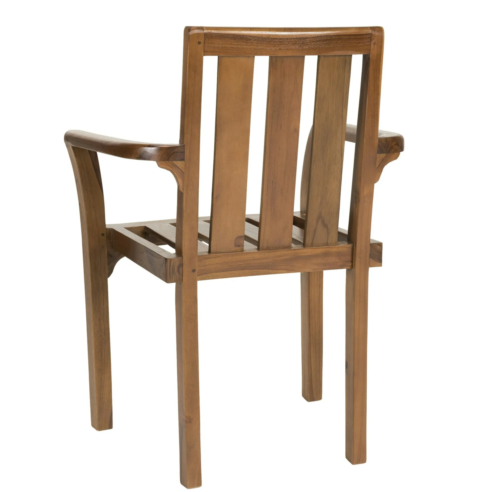 Fauteuil de jardin en teck huilé (lot de 2) MACAO
