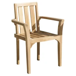 Fauteuil de jardin en teck (lot de 2) SUMMER