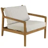 Fauteuil de jardin en teck recyclé ORIA
