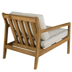 Fauteuil de jardin en teck recyclé ORIA