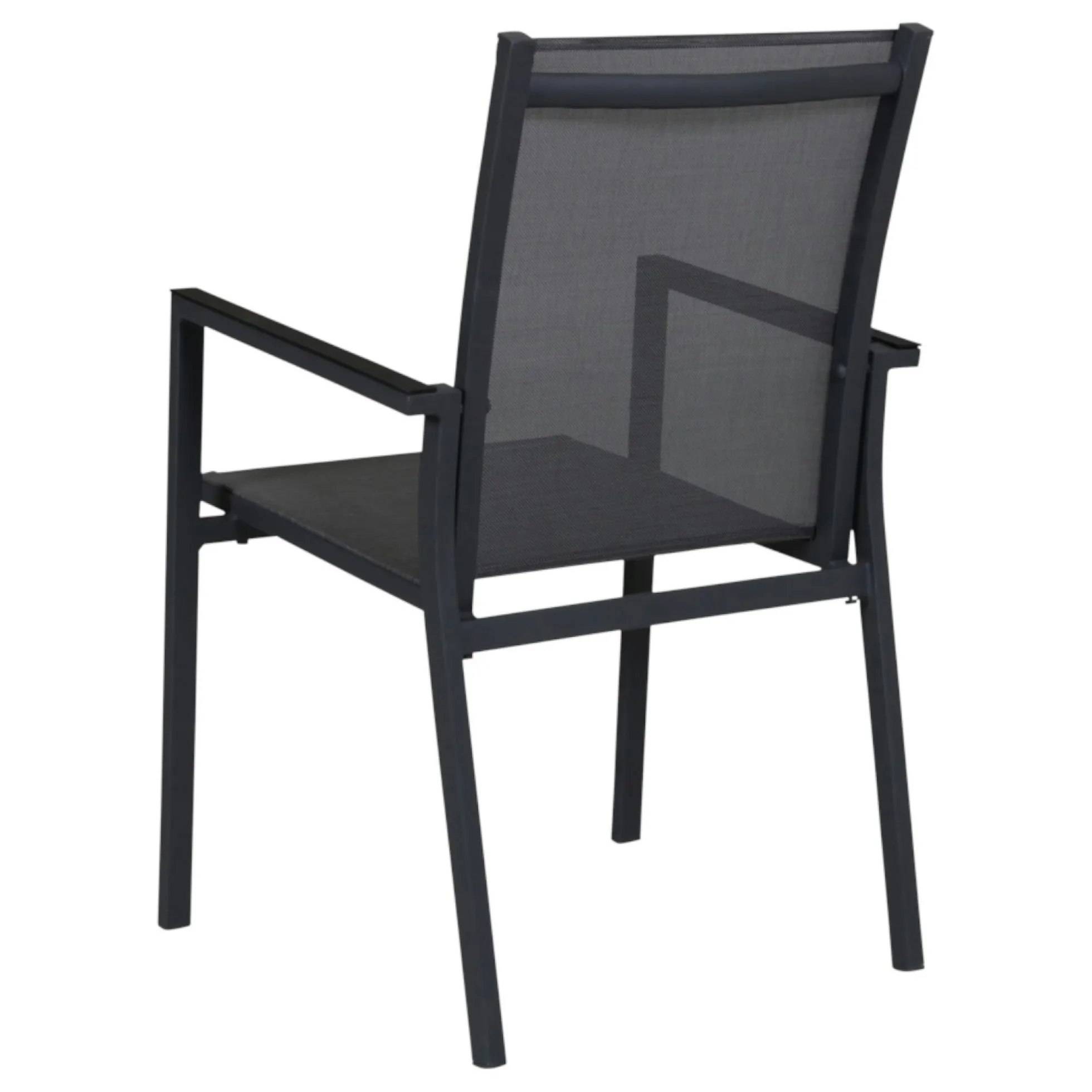 Fauteuil de jardin gris anthracite en aluminium (lot de 2) OSLO