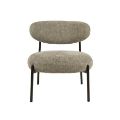 Fauteuil de salon confortable – tissu chenille sable CREEK