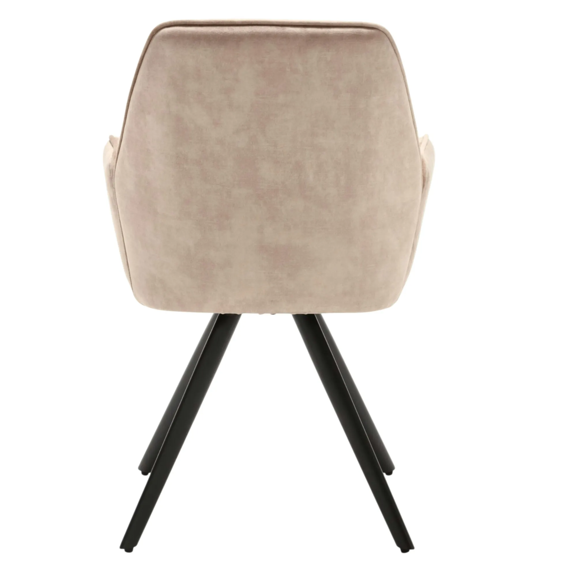 Fauteuil de table beige moderne (lot de 2) CORTINA
