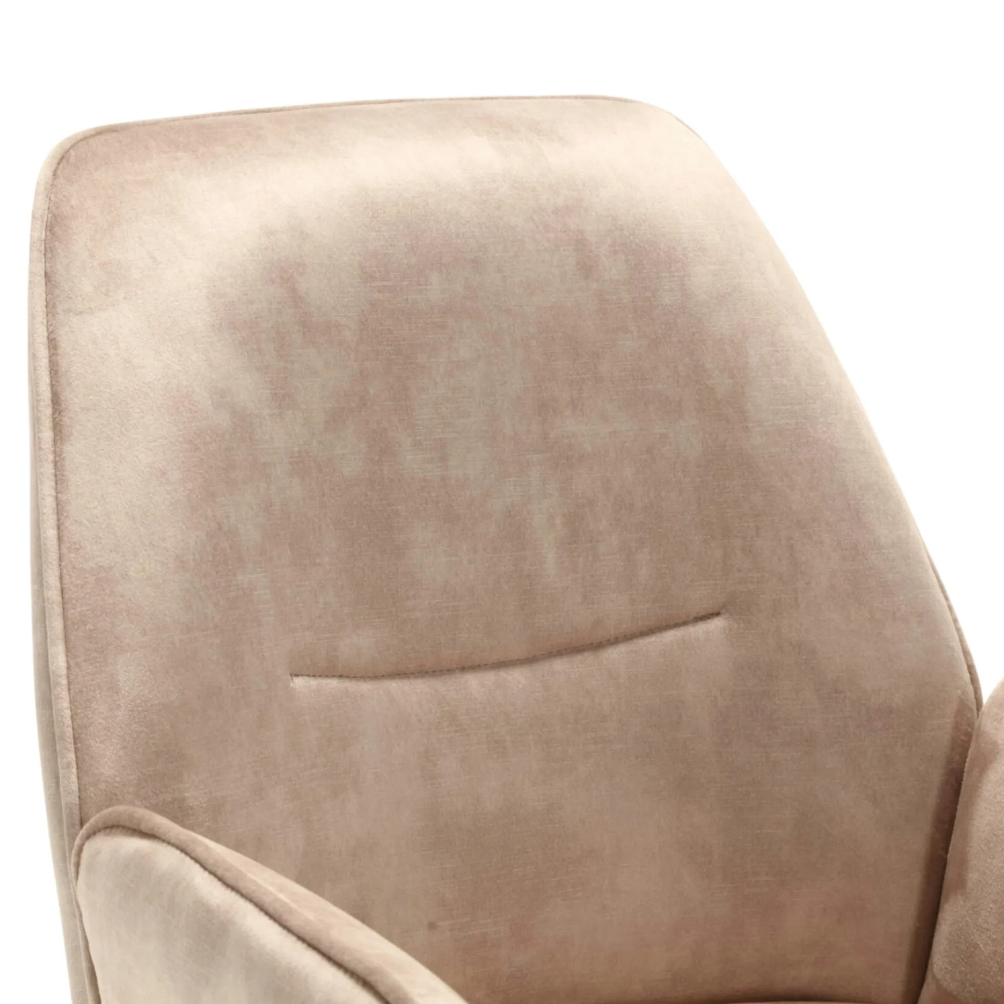 Fauteuil de table beige moderne (lot de 2) CORTINA