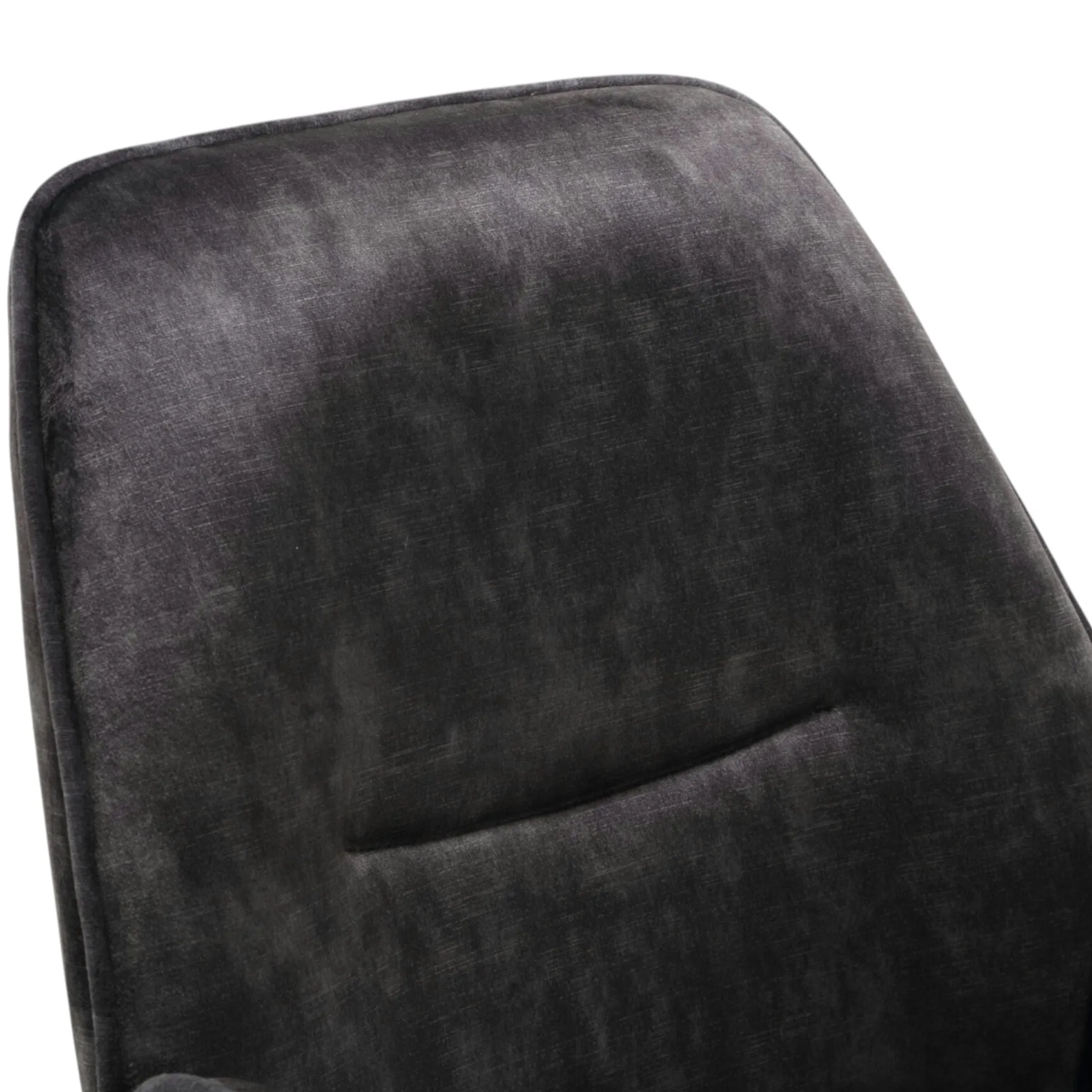 Fauteuil de table gris foncé moderne (lot de 2) CORTINA