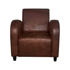 Fauteuil ELIOT MICROFIBRES HAVANE