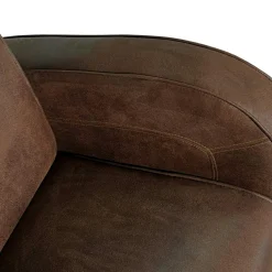 Fauteuil ELIOT MICROFIBRES HAVANE