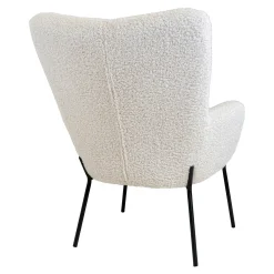 Fauteuil en peau de mouton synthétique BERLIN