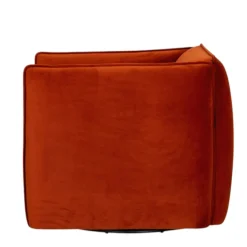 Fauteuil en velours brique SOFIA