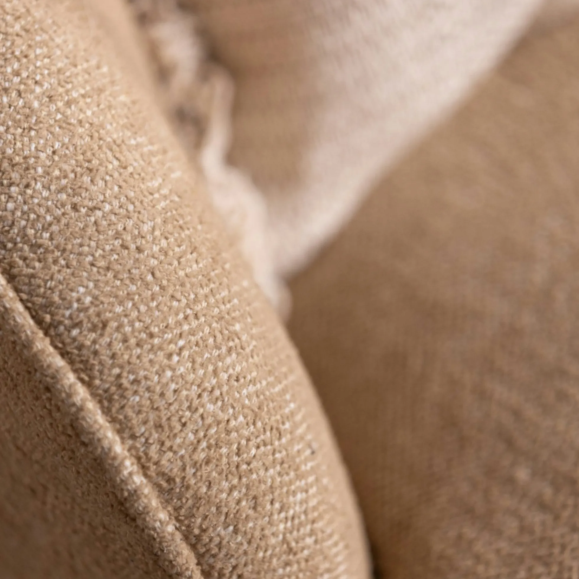 Fauteuil pivotant beige BRADFORD