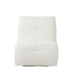 Fauteuil relax inclinable blanc BELORA