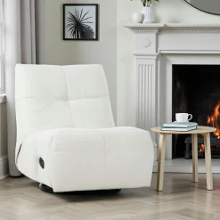Fauteuil relax inclinable blanc BELORA