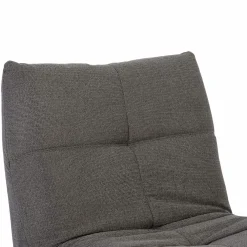 Fauteuil relax inclinable gris foncé BELORA