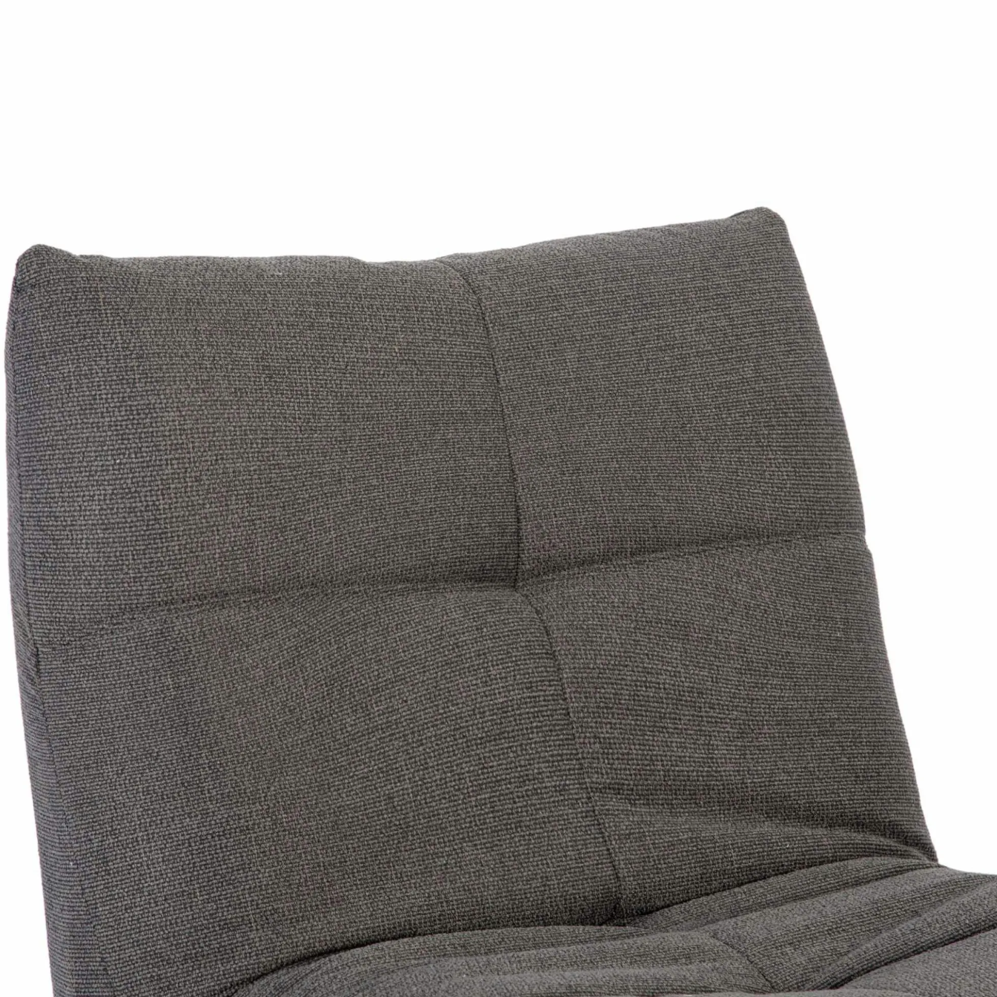 Fauteuil relax inclinable gris foncé BELORA