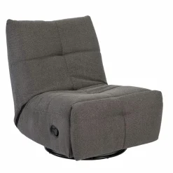 Fauteuil relax inclinable gris foncé BELORA