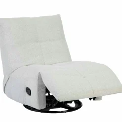 Fauteuil relax inclinable gris clair BELORA