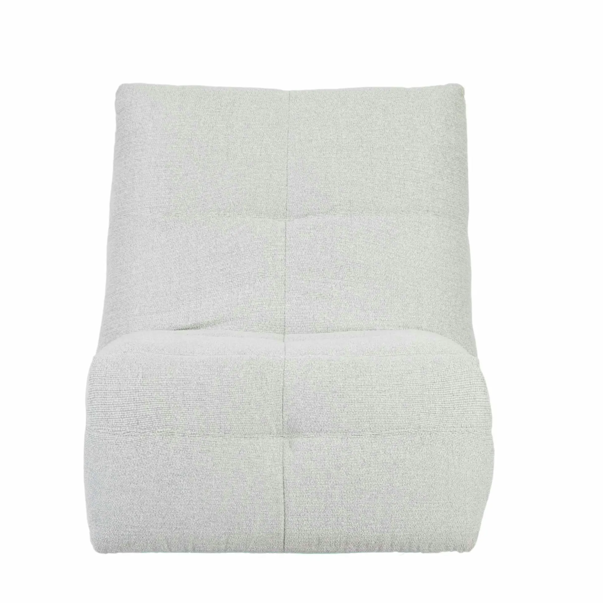 Fauteuil relax inclinable gris clair BELORA