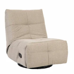 Fauteuil relax inclinable taupe BELORA