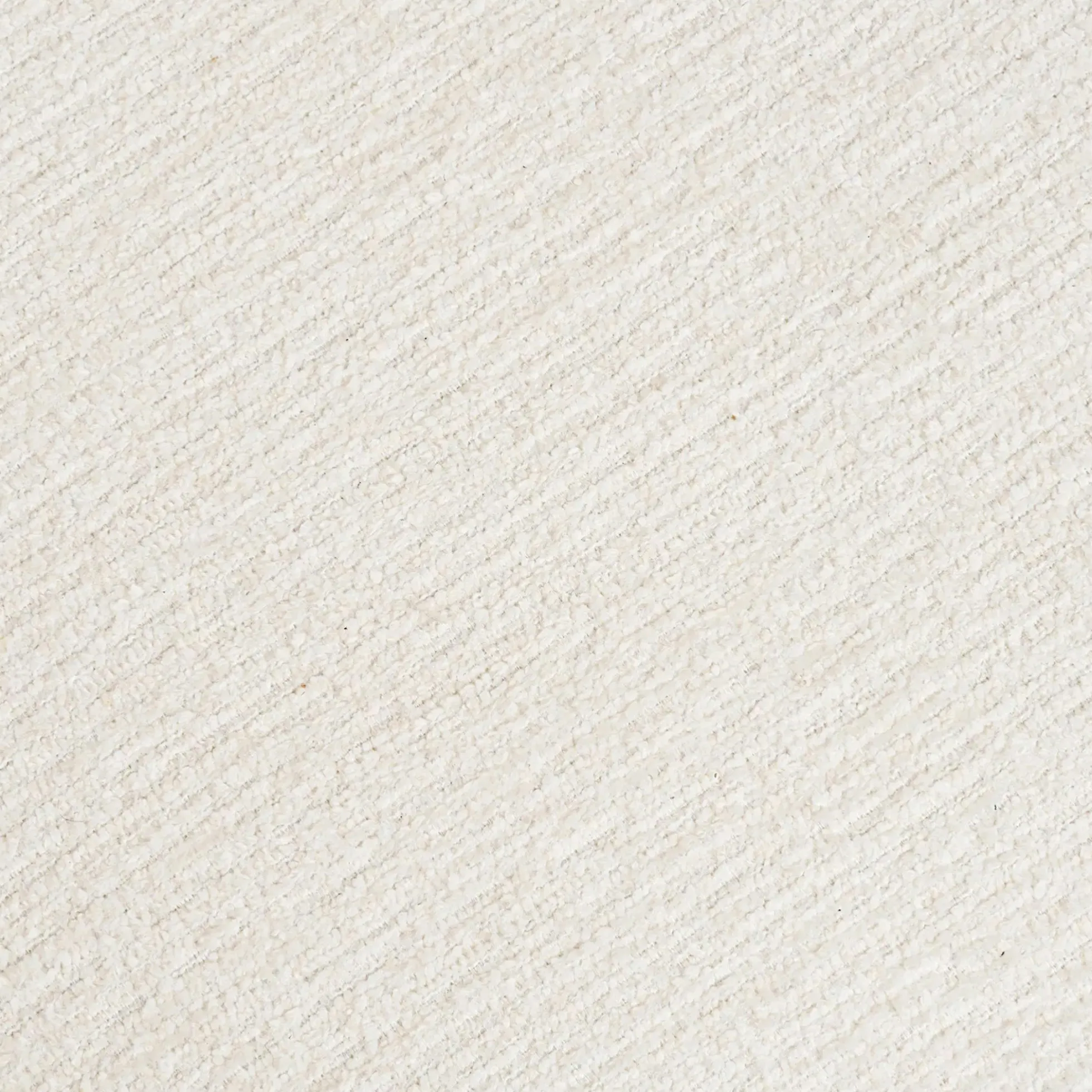 Fauteuil salon blanc pivotant et son pouf assorti BERLIN