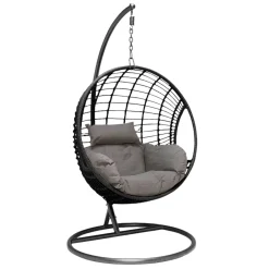 Fauteuil suspendu résine noire SOUTH BEACH
