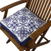 Galette de chaise rembourrée – carreaux de ciment IZMIR