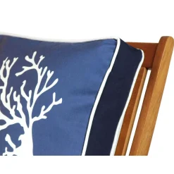 Galette de chaise rembourrée – motif marin IZMIR