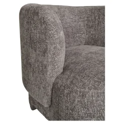 Gros fauteuil design gris BERLIN