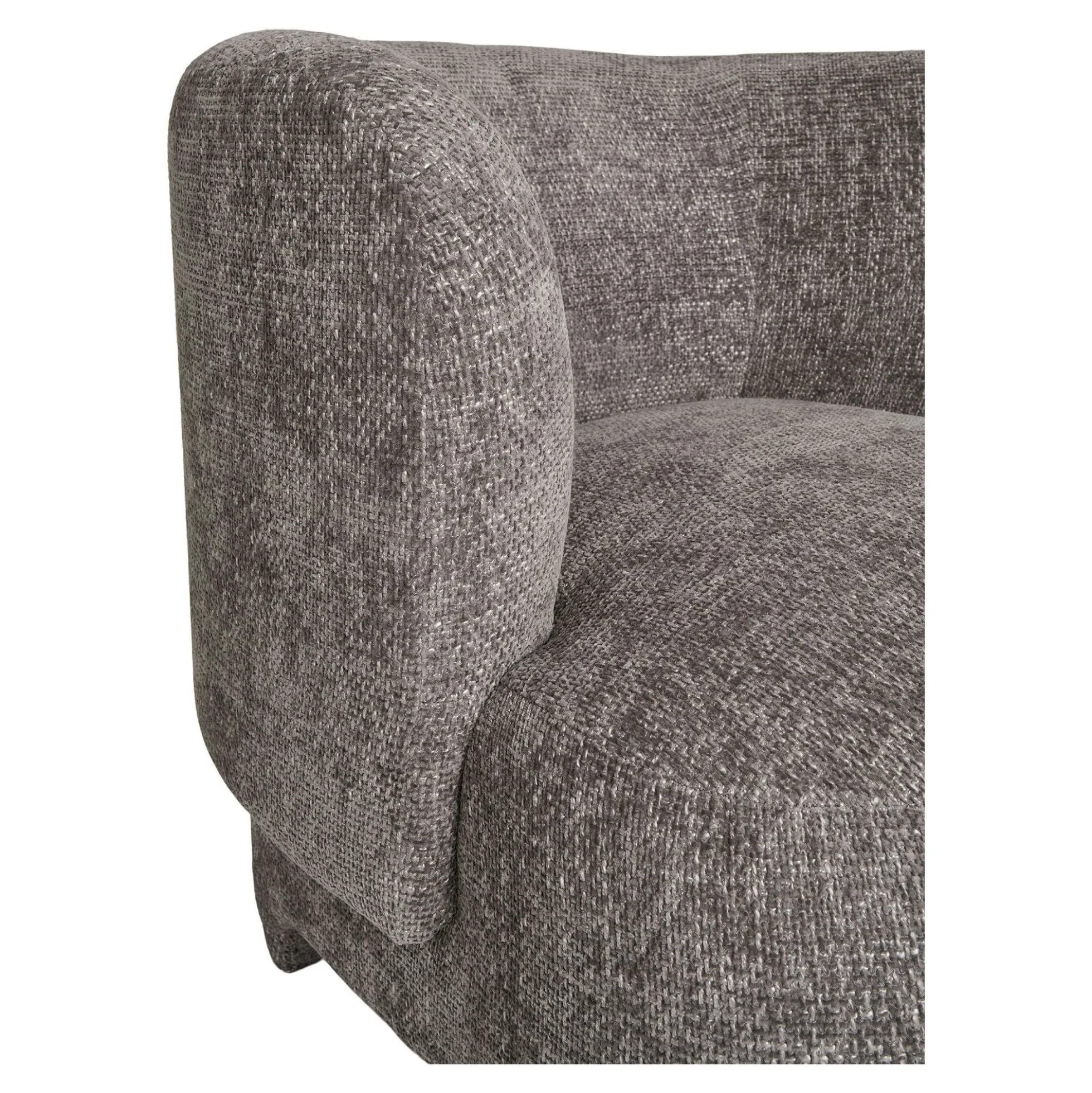 Gros fauteuil design gris BERLIN