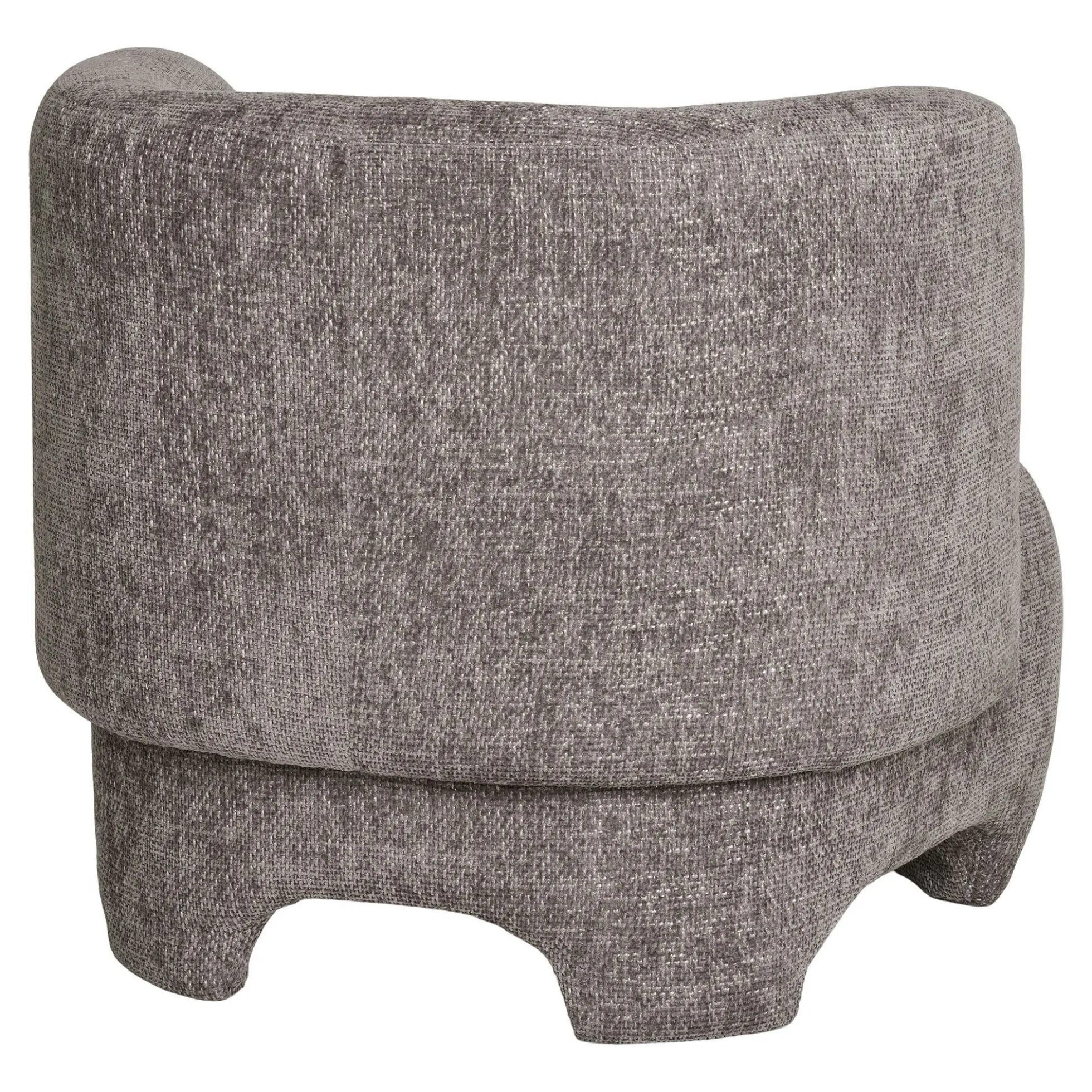 Gros fauteuil design gris BERLIN