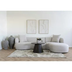 Jarre décorative en terre cuite marron effet vieilli H 80 cm