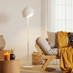 Lampadaire blanc design organique 170 cm NOXIS