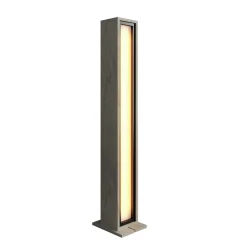 Lampadaire colonne LED décor travertin à télécommande AURA