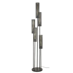 Lampadaire contemporain grillagé 5 abat-jour RALF