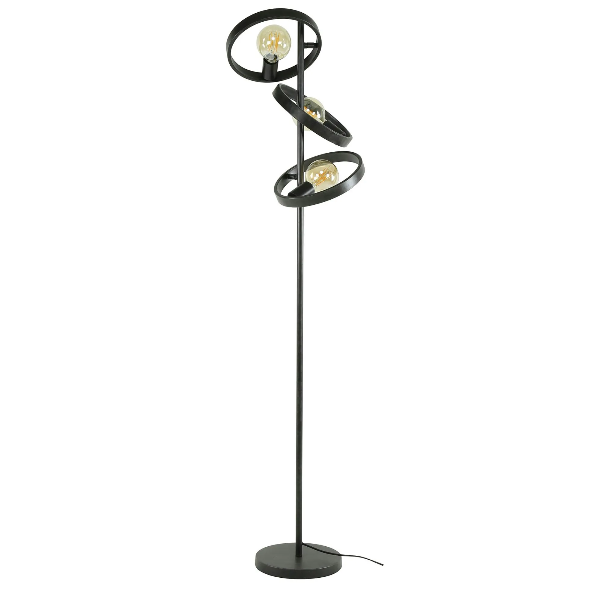 Lampadaire design 3 anneaux RALF
