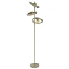 Lampadaire design beige mat 3 anneaux TRIBECA