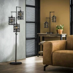 Lampadaire ruban 3 abat-jours RALF