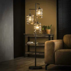 Lampadaire ruban 3 abat-jours RALF